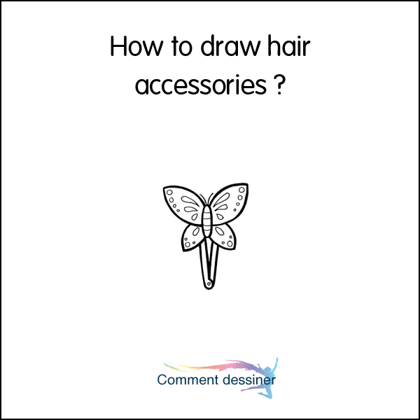 How to draw hair accessories How to draw